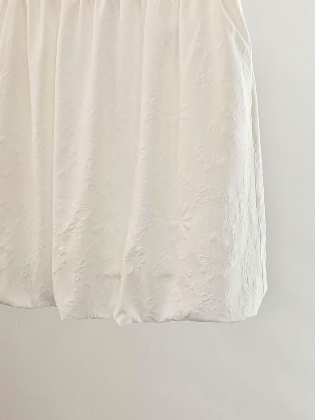 marguerite balloon skirt (white)